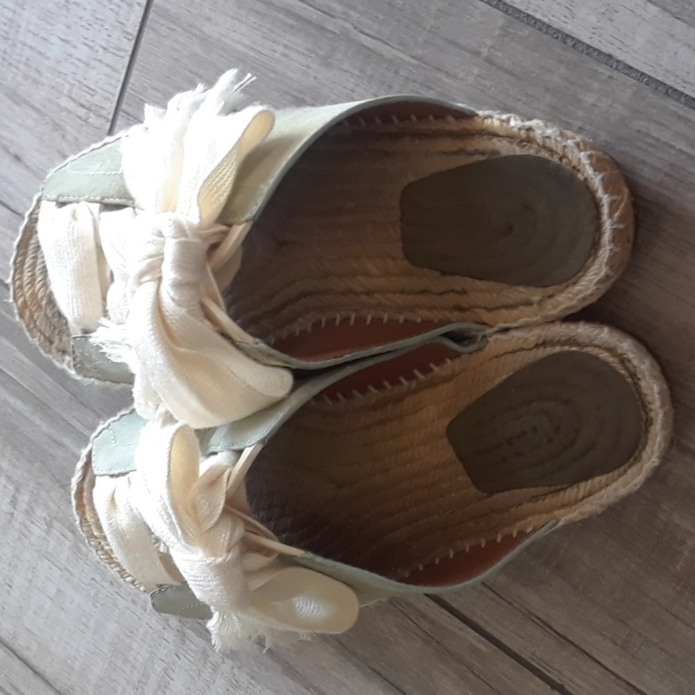 Chloe Espadrille Peep Toe Slides View 4